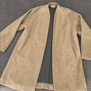 Stanza Herringbone Coat from Madewell in Camel